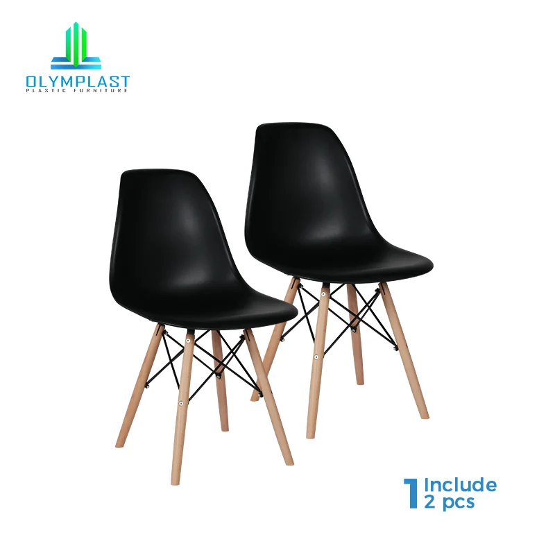 Milenial Chair - Kursi Plastik Scandinavian / Kursi Cafe / Kursi Tamu - 2pcs